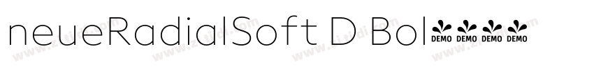 neueRadialSoft D Bol字体转换